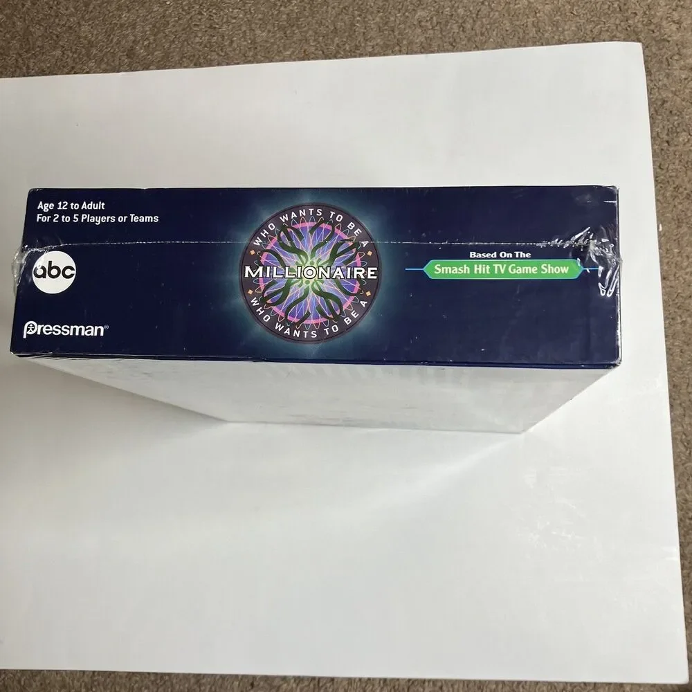 WHO WANTS TO BE A MILLIONAIRE 2000 Pressman FAMILY BOARD GAME Sealed New